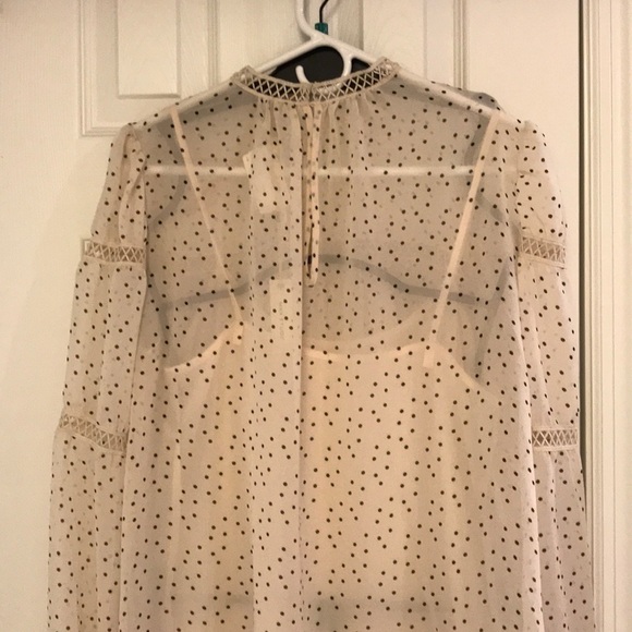 Size M 💖 Max Studio Long Sleeve Blouse Pretty - Picture 7 of 8